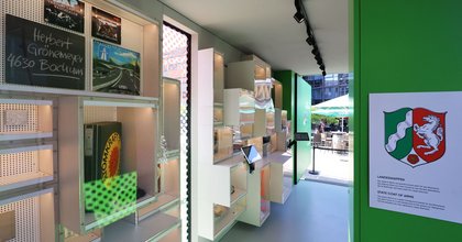 Innenansicht des MuseumMobil-Containers 