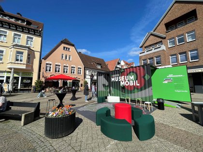 Der MuseumMobil-Container in Herford