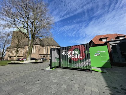 Der MuseumMobil-Container in Vreden
