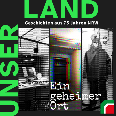 Cover der Podcastfolge mit Blick in den NRW-Bunker.